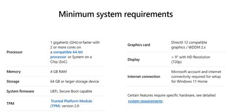 windows minimum specs