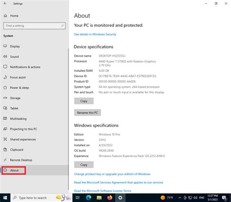 windows run check pc specs