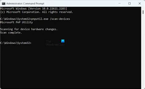 Windows Scan For Hardware Changes Command Line
