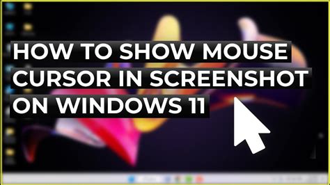 Windows Screenshot With Cursor