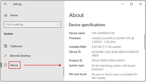 windows see device specs