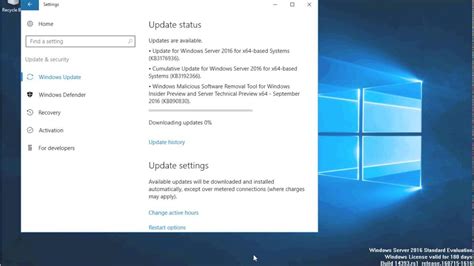 windows server 2016 updates not installing automatically