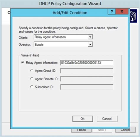 windows server dhcp option 82