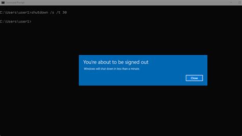 Windows Server Force Shutdown Command