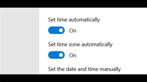 windows set time zone automatically not working