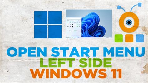 windows start menu on left side of screen