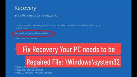 windows system32 winload efi error code 0xc00000e9
