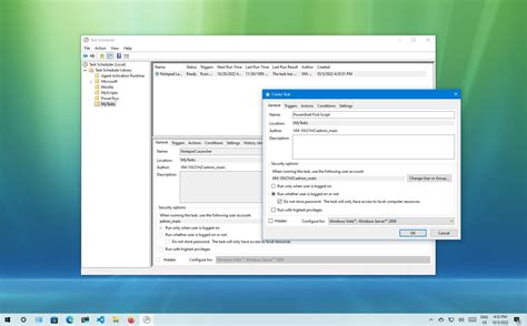 windows task scheduler log on as batch