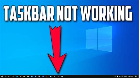 windows taskbar not working on startup