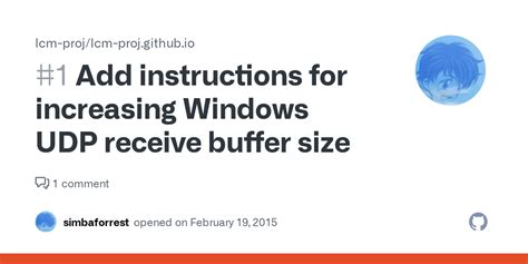 windows udp buffer size