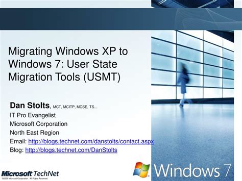 windows xp to windows 7 migration tool