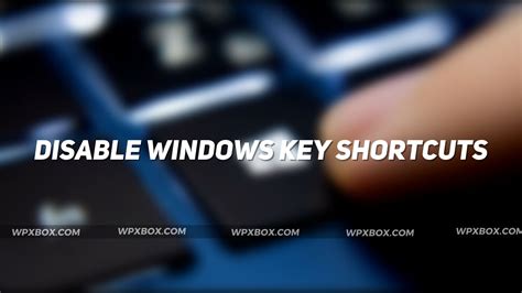 How to Disable the Windows Key 5 Different Ways