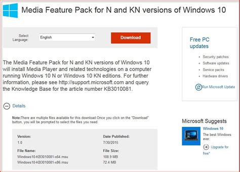 How to fix Can’t install Windows Media Feature Pack in Windows 10 Techs & Gizmos