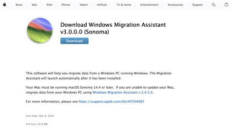 Move your data from a Windows PC to your Mac Apple Support