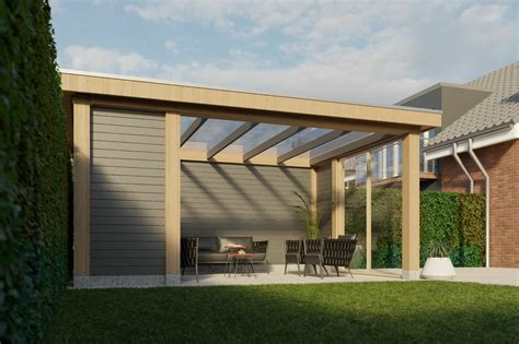 windscherm overkapping op maat