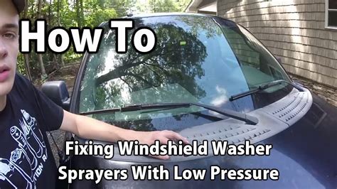 Windshield Sprayer Low Pressure