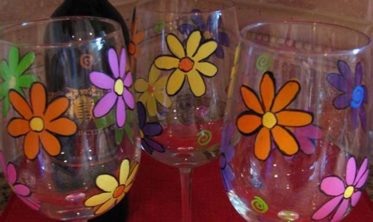 Uncork the Magic of Wine Glasses for Painting: Uncover a World of Creativity and Style