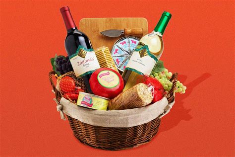 Wine And Cheese Easter Baskets