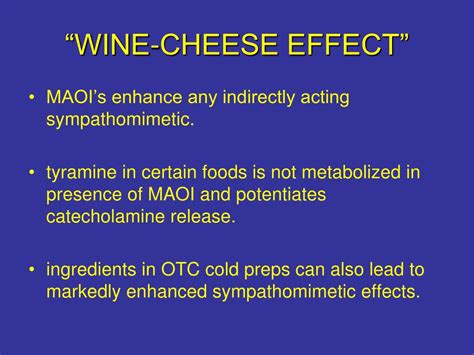 Wine And Cheese Effect