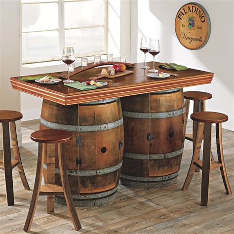 Wine Barrel Kitchen Table