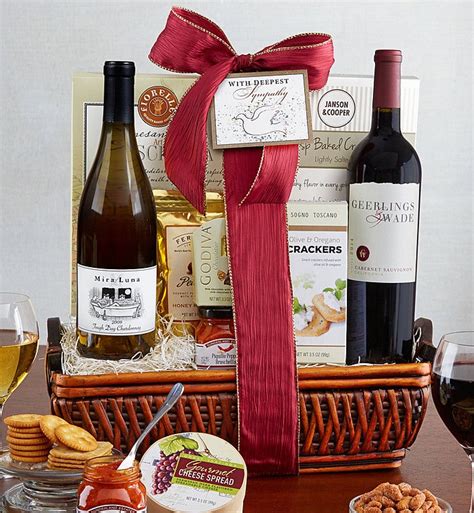 Wine Baskets Sympathy