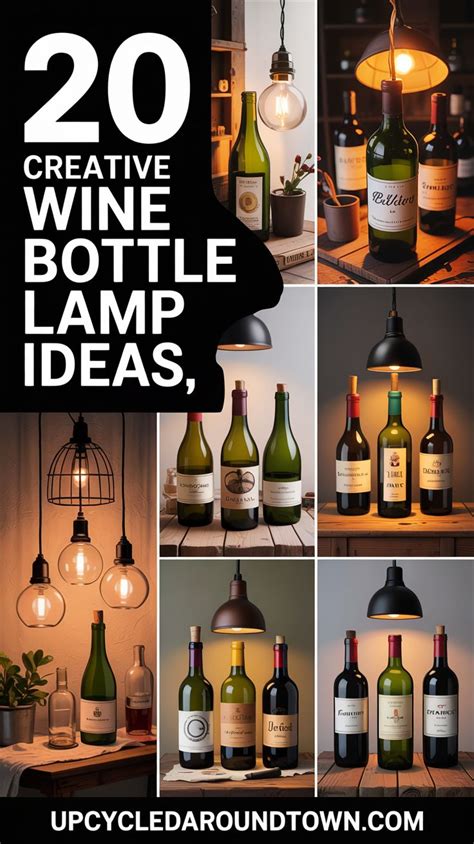 Wine Bottle Lamp Ideas