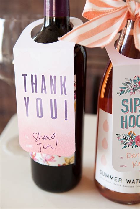 Wine Bottle Printable Tags