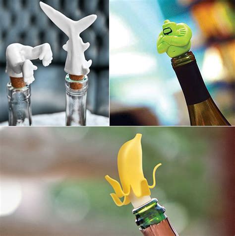 wine bottle stoppers funny