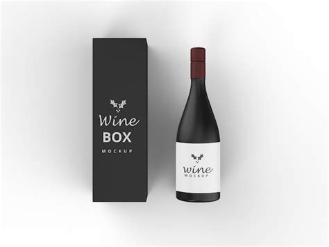 Wine Box Mockup