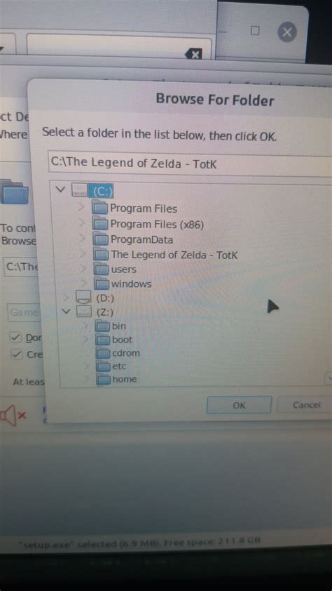 Wine C Folder Location