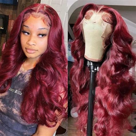 Wine Color Wig