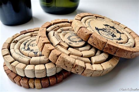 Wine Cork Coasters