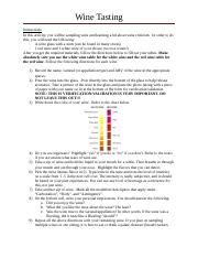 Wine Expert Instructions