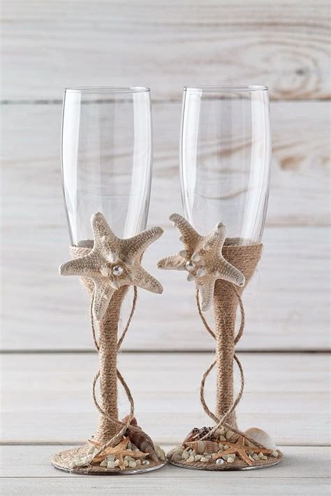 Wine Glasses Beach Wedding
