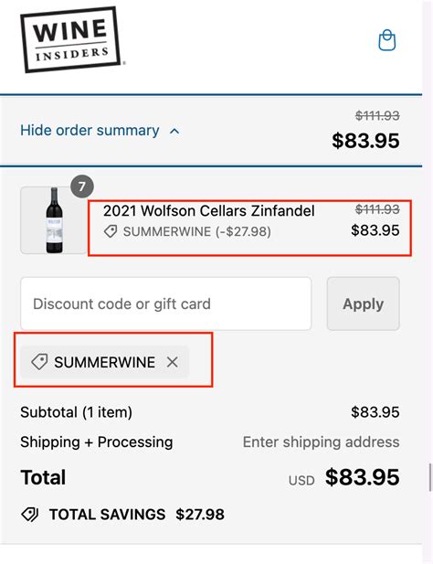 Wine Insiders Code