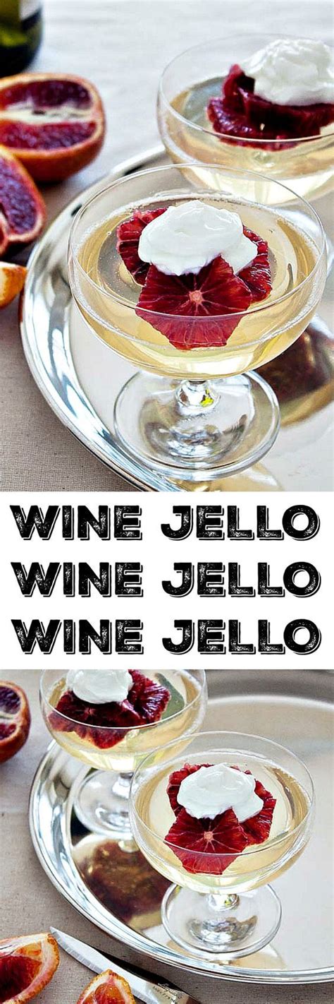 Wine Jello Dessert