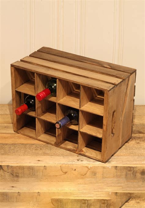 Wine Rack With Crates