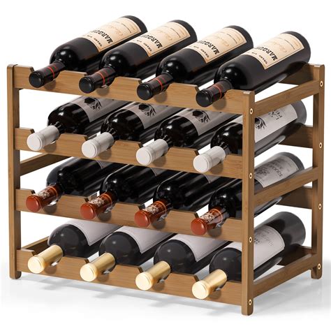 Wine Rack With Storage