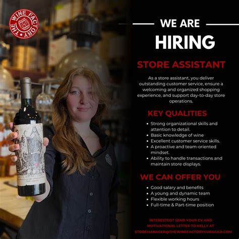 Wine Store Hiring