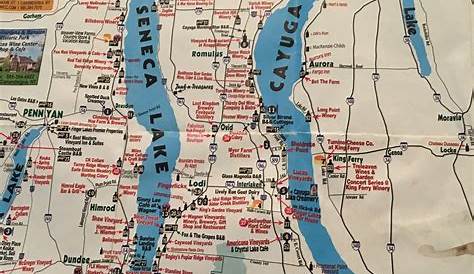 Wineries On Cayuga Lake Map