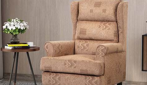 Wing Chair Living Room Modern Accent W Nailhead Shades Of Light Modern