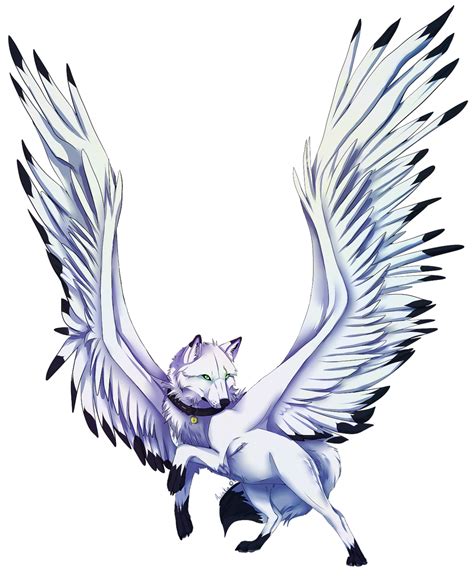winged wolf transparent background