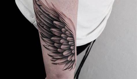 Angel Wing Tattoo.. Wing tattoo arm, Wing tattoo men