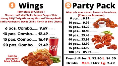 Wings Express Jackson Tn Menu