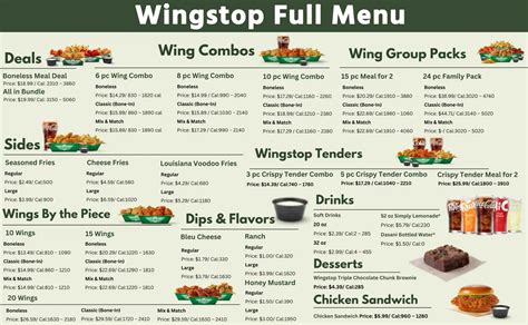 Wingstop Menu Selma Ca