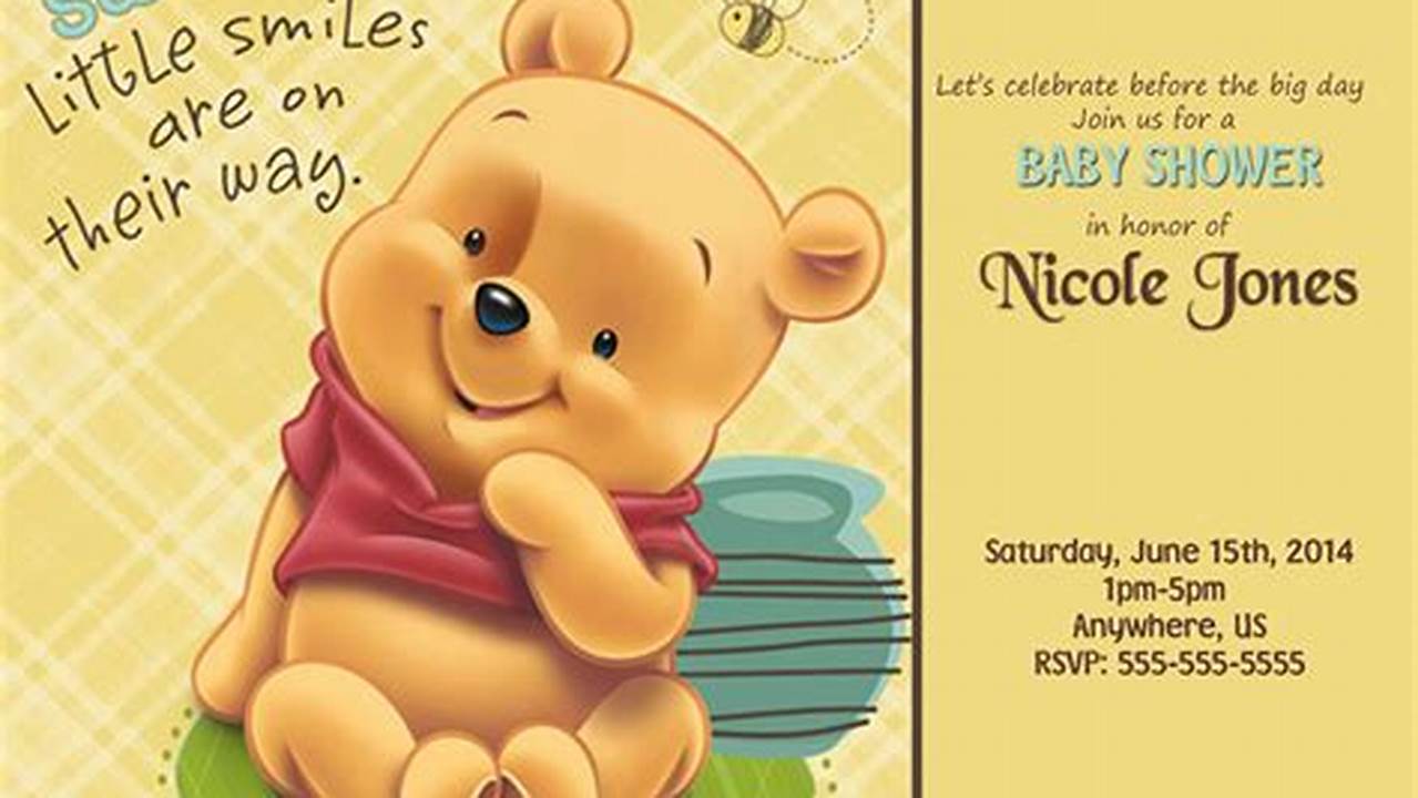 Discover Enchanting Winnie the Pooh Baby Shower Invitations