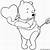 winnie the pooh valentines day coloring pages