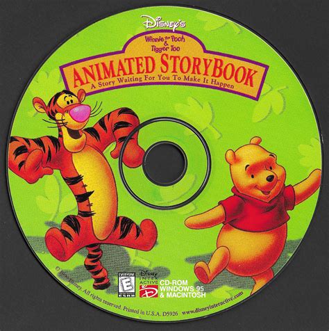 winnie the pooh and tigger too cd rom