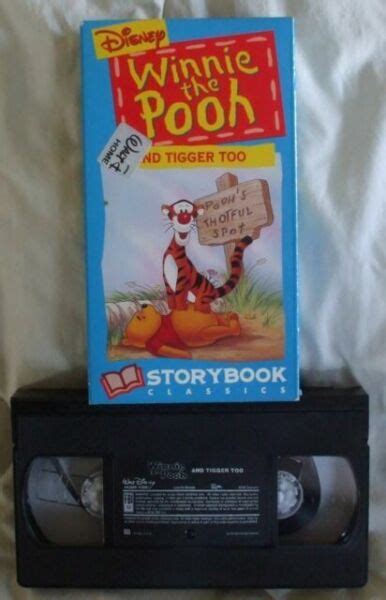 winnie the pooh and tigger too vhs 1991