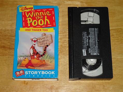 winnie the pooh and tigger too vhs 1997 ebay